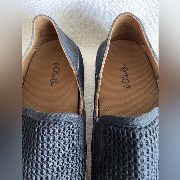 OluKai Pehuea Women’s Size 7 Shoes Black Slip On Casual Shoe - Picture 4 of 9